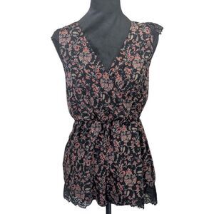 Urban Outfitters Paisley Lace Romper - Boho Chic XS